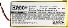HQRP 2900mAh Battery for Pandigital BP-S21-11/2740 LS, Novel 7 / PRD07T20WBL1