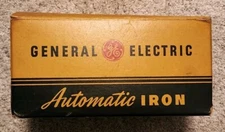 Vintage GE General Electric Automatic Iron Model 129F23 Original Box 