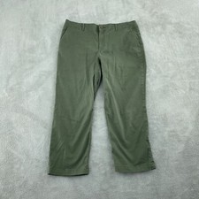 Loft Womens Olive Green The Perfect Straight Pants Size 16 2123