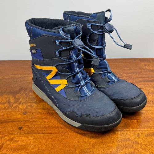 Merrell Boys M-Snowcrush Waterproof Winter Boots 7M Insulated To -25°F
