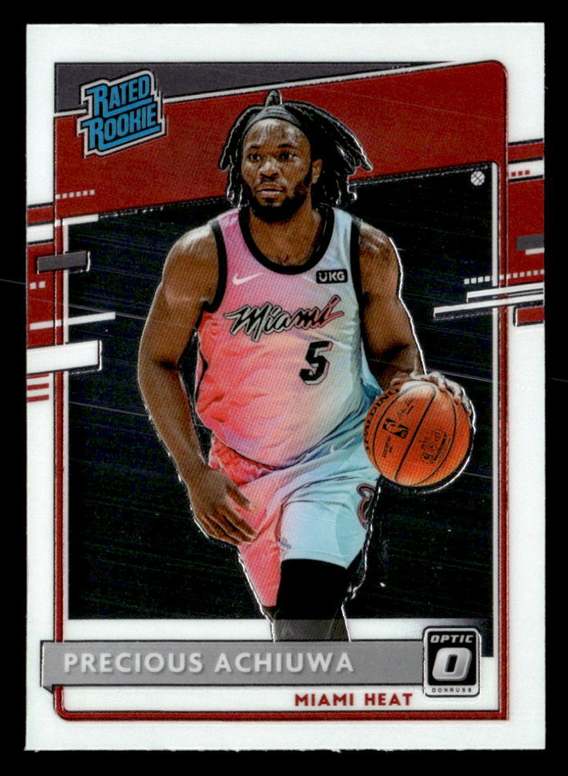Precious Achiuwa 2020 Donruss Optic Rated Rookie  Card #170 Miami Heat