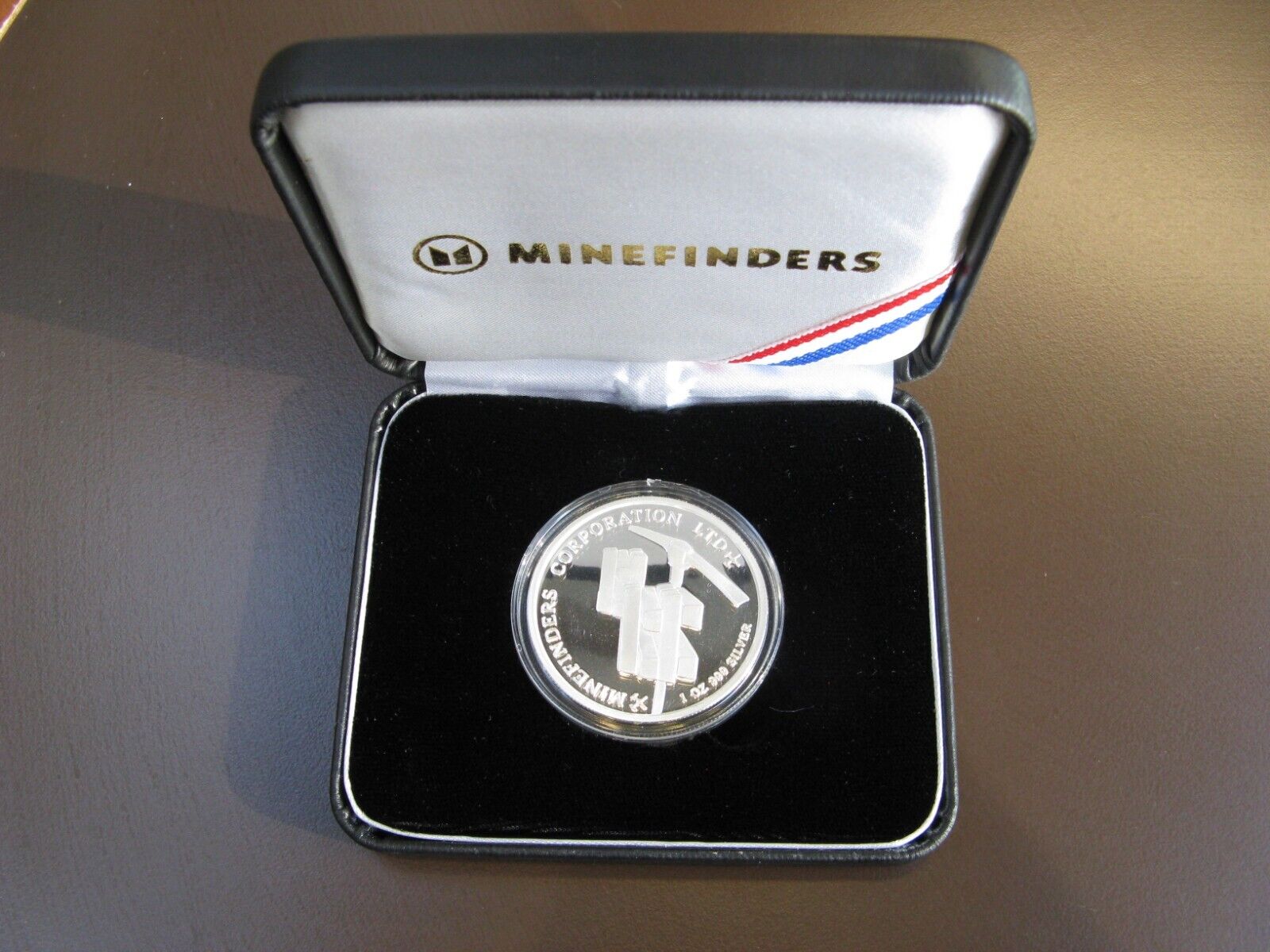 Rare Mine Finders Minefinders Corporation .999 1 oz Silver Round