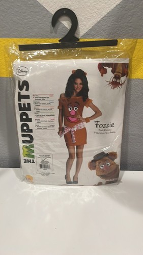 Disney’s The Muppets Womens Fozzie Bear Halloween Costume Dress Small 2-6 - Afbeelding 3 van 5