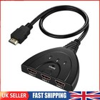 4K/1080P HDMI-Compatible Switch Box Selector Splitter 3 in 1 Out for HDTV PS4