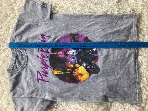 T-Shirt Prince ESTATE OFFICIAL lila Regensäure waschen Herren kleines T-Shirt - Bild 5 von 5