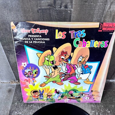 WALT DISNEY- PRESENTA LOS TRES CABALLEROS LP PAN-AMERICAN PA 1239M