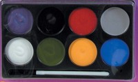 Halloween Makeup Face Paint Assortment Variety Pack Pallet Palette Multi-color Halloween Makeup Face Paint Assortment Variety Pack Pallet Palette Multi-color