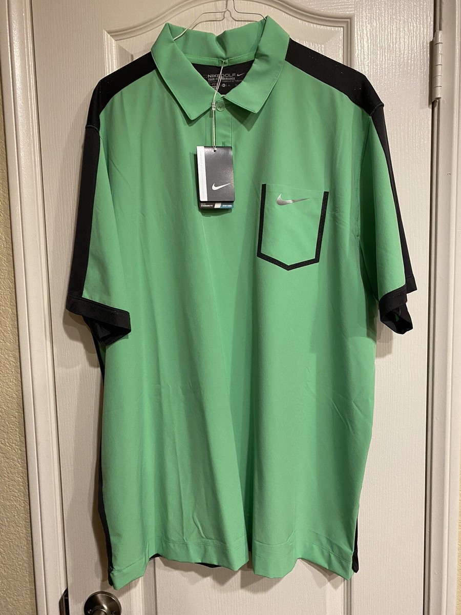 Nike Golf Tour Performance Polo Shirt Green Mens XL Vented Nike Golf Tour Performance Polo Shirt Green Mens XL Vented
