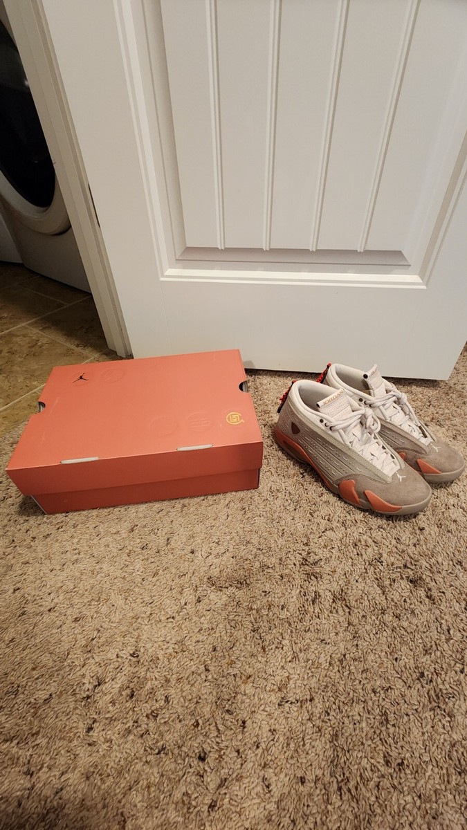 2021 Clot X Air Jordan 14 Retro Low Terra Cotta Men Size Women