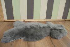 Real Grey Sheepskin rug Carpet Natural High Quality Nice Soft Wool Amazing