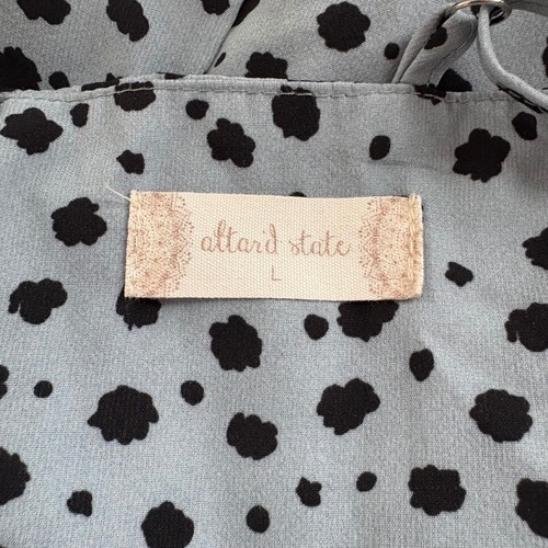 Altar'd State Women's Size Large Mini Dress Polka Dot Print Casual Summer - Picture 8 of 11