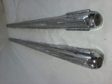 1947 1948 1949 Studebaker Fender Ornaments Chrome Set Of 2 7878r 7879l -sp612 1947 1948 1949 Studebaker Fender Ornaments Chrome Set Of 2 7878r 7879l -sp612