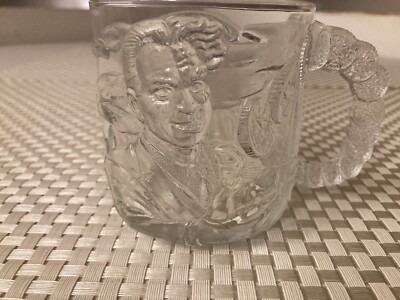 New Vintage 1995 McDonalds Batman forever Two Face Glass Mug