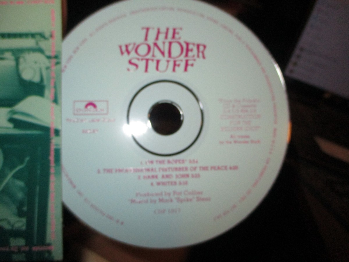 1993 WONDERSTUFF On The Ropes 4 Track US Promo EP CD Polydor