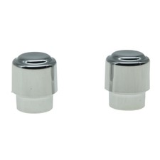 2 Plastic USA/Import Spec Pickup Switch Tip Barrel Switch Tip For Tele Chrome