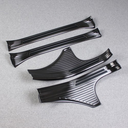 Ajuste Subaru New Forester 2019-2025 umbral de puerta interior placa rasguño cubierta embellecedor negro - Imagen 3 de 11