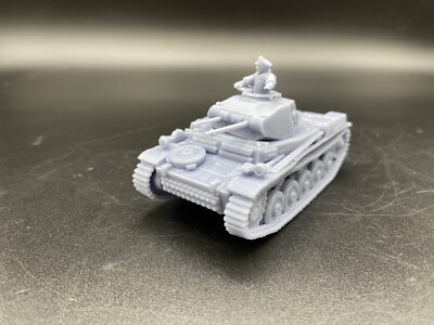 #ad #ad 28mm 1 56 3D Printed WW2 German Panzer 2 Tank Bolt Action $15.00
