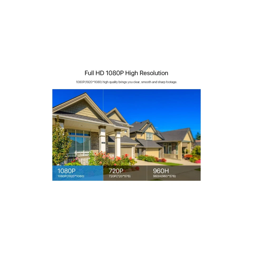 4 Camaras De Seguridad Wifi Exterior 1080P Con Vision Nocturna Video - Image 3 of 4