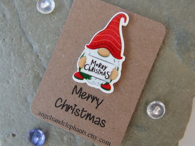 Needle Minder Magnet, Wichtel, Kreuzstich, Sticknadelhalter Weihnachten