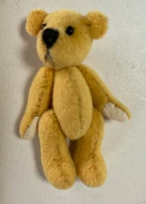 World of Miniature Bears  By Theresa Yang #286 Sungold 2" Plush Bear No Writing