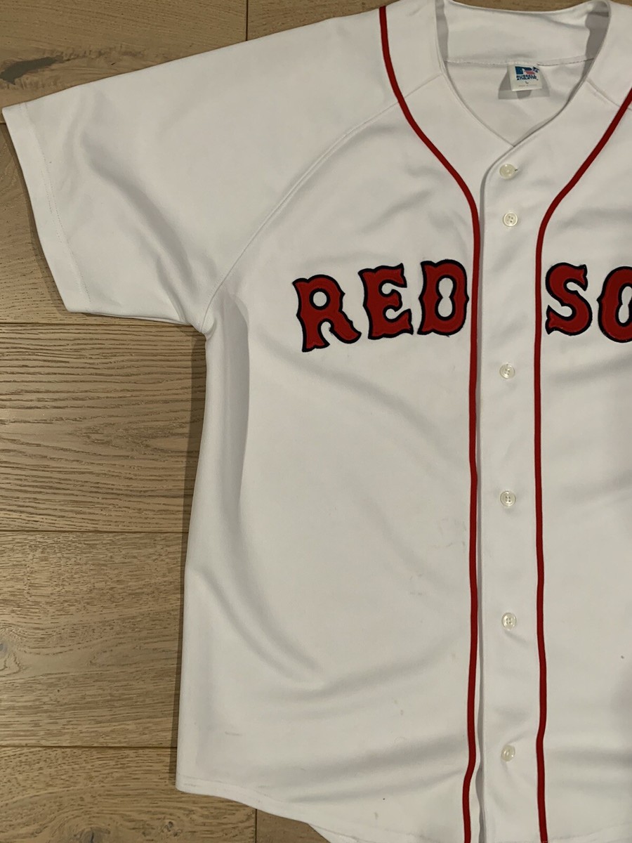 Boston Red Sox Vintage Russell Athletic White Home Baseball