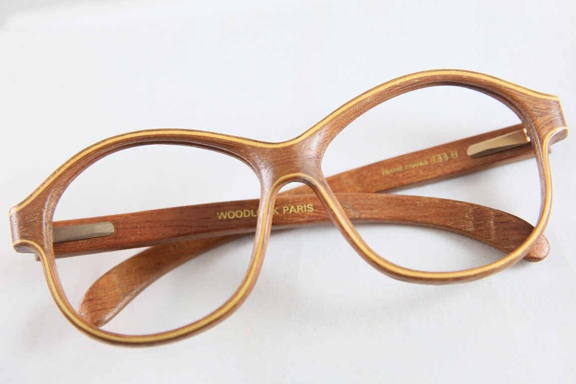 GREAT NEW VINTAGE WOODLOOK PARIS WOOD EYEGLASSES MADE IN FRANCE | eBay 