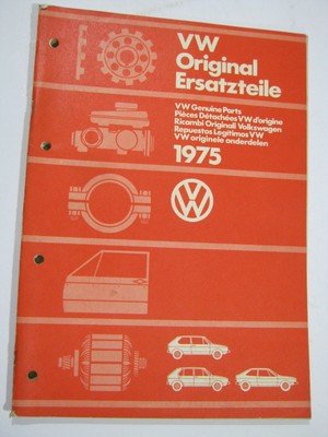 Volkswagen catalogs parts
