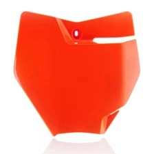 Acerbis 2449405226 Front Number Plate Orange