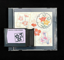 Oriental Floral Designs Card for Janome Elna Kenmore Embroidery Machines
