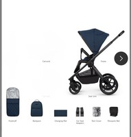 Venicci Tinum Edge  Pram Bundle in Ocean - Brand New in Box