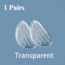 Half Insoles Forefoot Pads Anti-Slip Silicone Gel Inserts for High Heels San