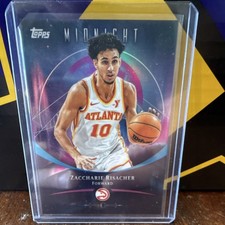 Topps 2025 Midnight Zaccharie Risacher #22 Atlanta Hawks Basketball Card