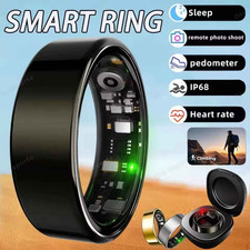 2025 Smart Ring Health Tracker, IP65 Waterproof Monitor for Heart Rate Fitness