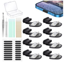 8PCS USB C Dust Plugs Cover  Speaker Mesh for iPhone 15 Samsung Galaxy