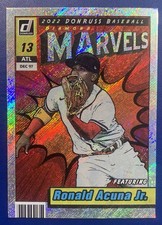 2022 Panini Donruss Marvels Ronald Acuna Jr. RAPTURE Card #M-4