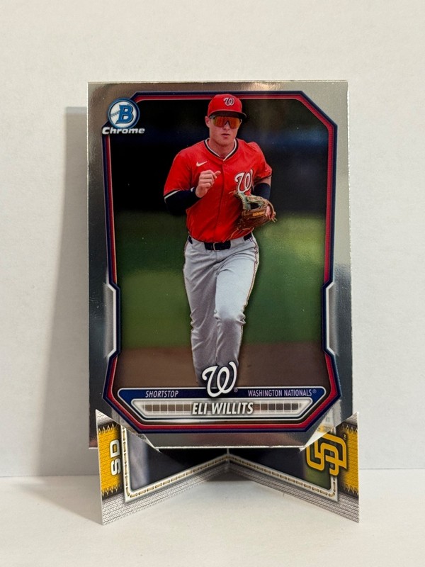 2026 Bowman Chrome Baseball #BCP-95 - Eli Willits - Washington Nationals