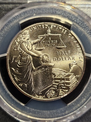 2015-D U.S. Marshals Service Half Dollar 50c US Commemorative PCGS MS69 - Picture 3 of 4
