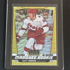 2024-25 O-Pee-Chee Platinum - Marquee Rookie Scott Morrow #222 Neon Yellow Surge