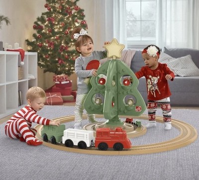 step 2 My First Christmas Tree Wonderland Express Toy Motorized Train Set NEW