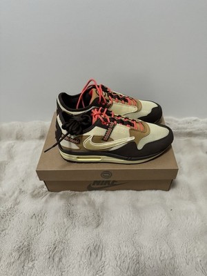 Nike Air Max 1 Travis Scott Cactus Jack Baroque Brown EU 43 U.S 9.5 NEU OVP