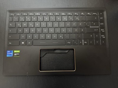MSI Summit E14 A11SCST Palmrest Handgelenk Auflage Gehäuse Tastatur DEUTSCH (N)