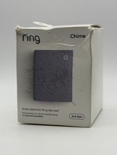 RING CHIME 3rd Gen Plug In Wifi Enhanced Audio Doorbell Home Security New Sealed