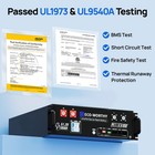 ECO-WORTHY 2Pack 48V 100AH Lithium Battery UL1973  &  UL9540A+ 48V 60A  Charger — photo 3
