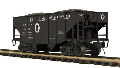 MTH 20-97395 KEYSTONE CARBÓN Y COQUE 2 BAHÍAS TOLVA PREMIER O GA 3 RIELES RD#1581 | Zustand: New