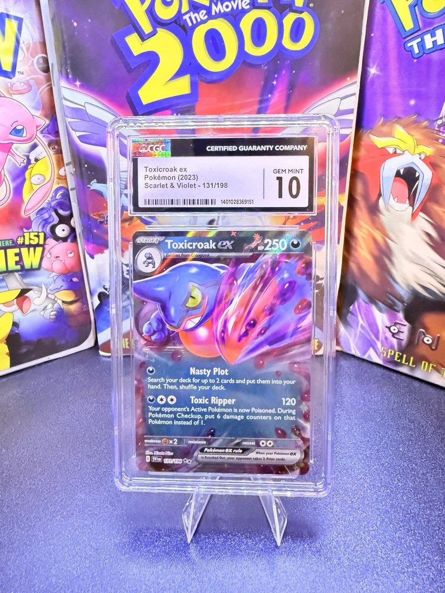 Toxicroak ex 131/198 SV01: Scarlet & Violet Base Set Holo