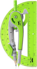 Mr. Pen- Geometry Compass and Protractor Set, 6 Inch Compass 6 Inch Protractor