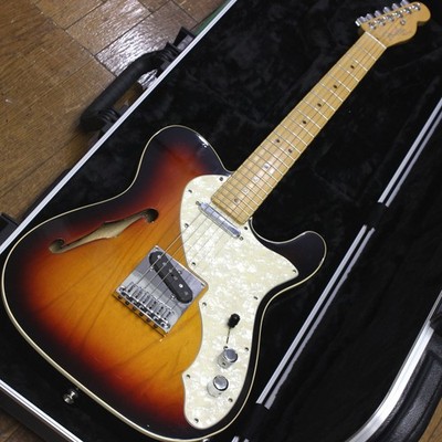 Fender American Deluxe Telecaster Thinline Sunburst 2013 o9946