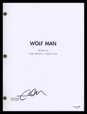 Christopher Abbott "Wolf Man" AUTOGRAPH Signed Complete Script Screenplay ACOA