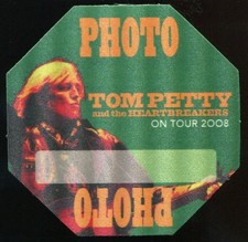 2008 Tom Petty Concert Backstage Pass Photo