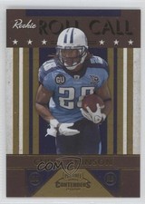 2008 Playoff Contenders Rookie Roll Call Gold 85/100 Chris Johnson #3 1b9